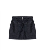 Women´s Short Denim Skirt - Black 63_442H001_NEG194004_4