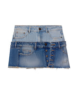 Womens Mini Denim Skirt - Special Collection - Blue 63_442H200_AZU154020_4