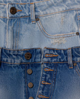 Womens Mini Denim Skirt - Special Collection - Blue 63_442H200_AZU154020_6
