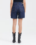 DENIM SHORTS IN ULTRA DARK WASH