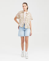 Light Blue High Rise Denim Bermuda for Women - Blue 451G002 - 12