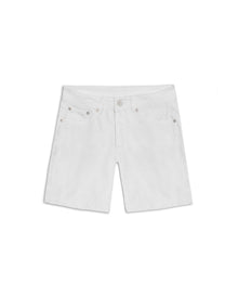 Womens Shorts High Rise Cotton Raw White Wash Front Destroyer Effect - Raw 63_451H103_CRU134403_3