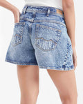 Short en Denim High Rise Azul Medio para Mujer - Blue 63_452G001_AZU184140_7