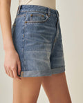 Women´s Denim Shorts - Blue 63_452H001_AZU184140_5