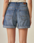Women´s Denim Shorts - Blue 63_452H001_AZU184140_6