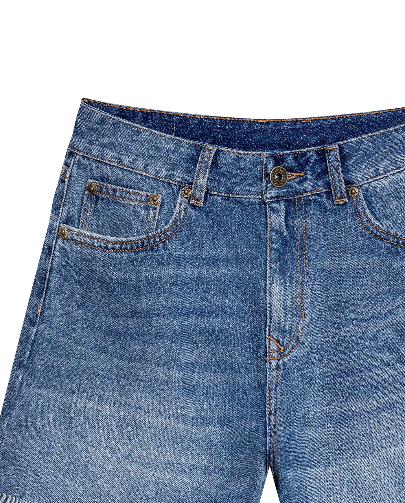 Women´s Denim Shorts - Blue 63_452H001_AZU184140_7