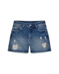 Women´s Ripped Denim Shorts - Blue 63_454G500_AZU154714_0