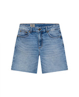 Women's High Rise Denim Shorts - Blue 459G001 - 3