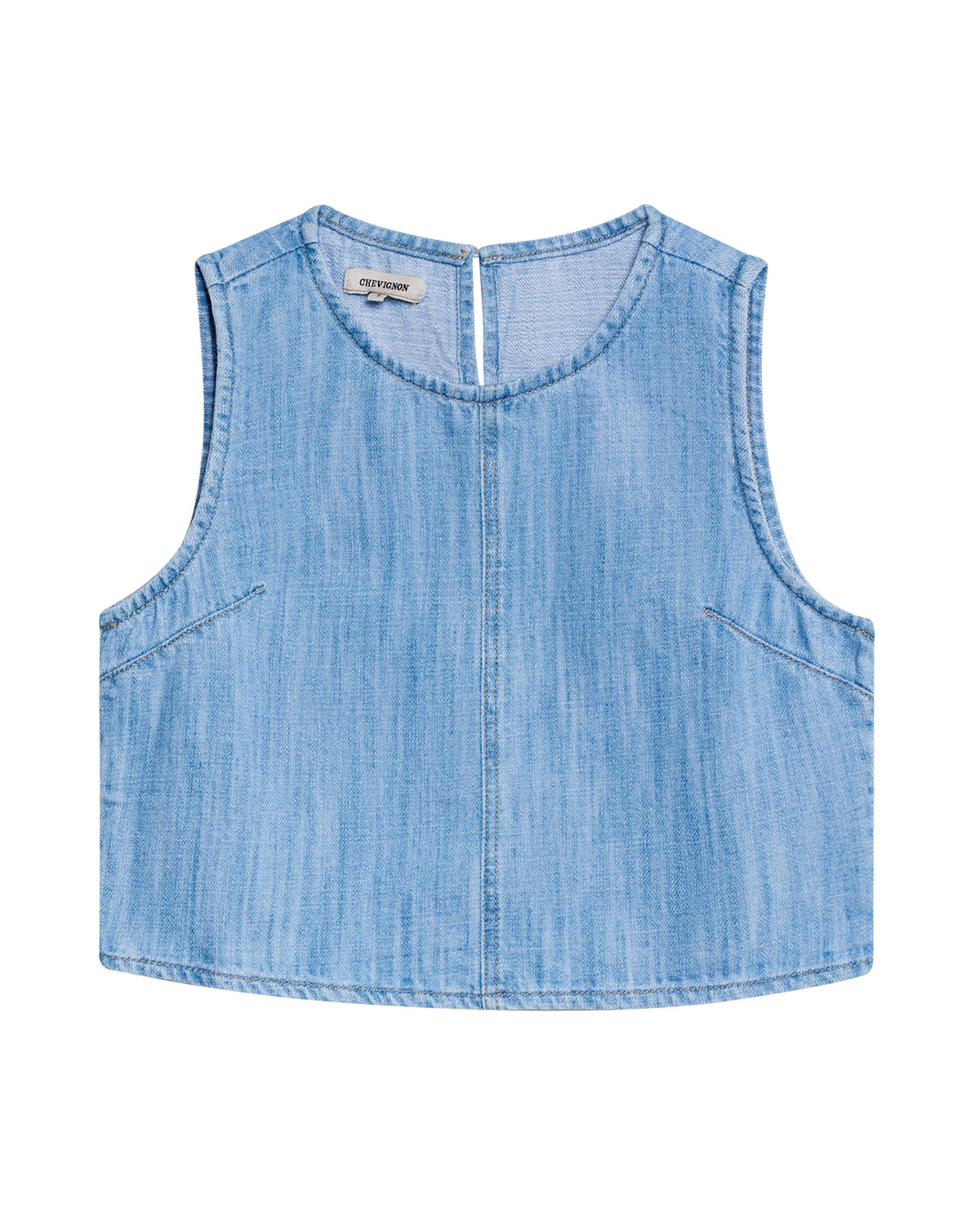 Women´s Cropped Denim Top - Blue 63_462H000_AZU154020_4