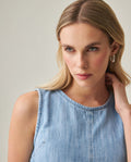 Women´s Cropped Denim Top - Blue 63_462H000_AZU154020_5