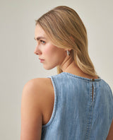 Women´s Cropped Denim Top - Blue 63_462H000_AZU154020_7