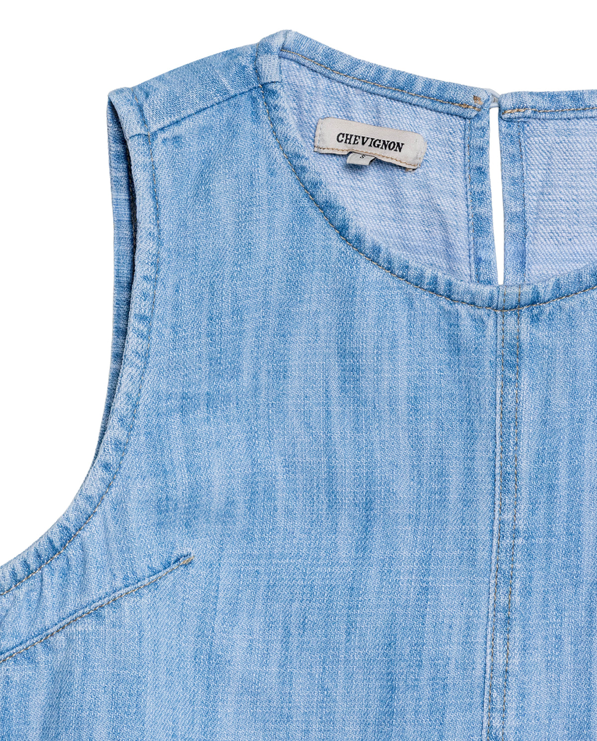 Women´s Cropped Denim Top - Blue 63_462H000_AZU154020_8