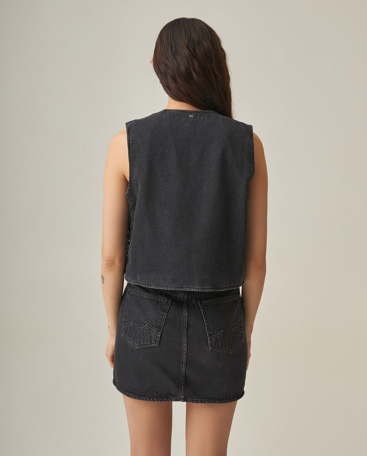 Women´s Denim Vest - Black 63_462H001_NEG194004_6