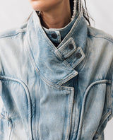Womens Cropped Denim Vest - Special Collection - Blue 63_462H200_AZU194052_3