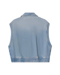 Womens Cropped Denim Vest - Special Collection - Blue 63_462H200_AZU194052_7