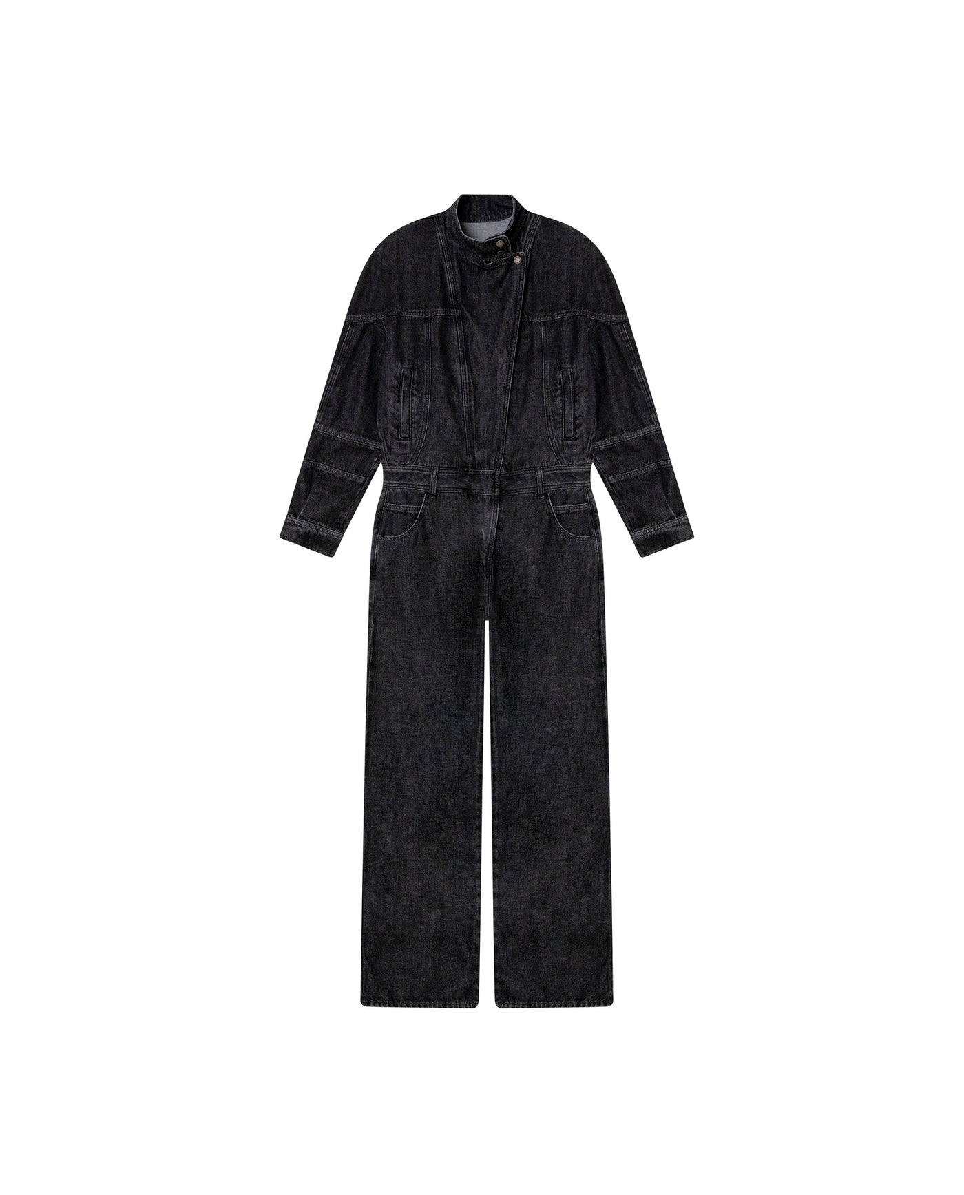 Womens Black Denim Jumpsuit - Special Collection - Black 63_472H200_NEG194004_5
