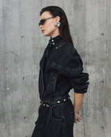 Womens Black Denim Jumpsuit - Special Collection - Black 63_472H200_NEG194004_6