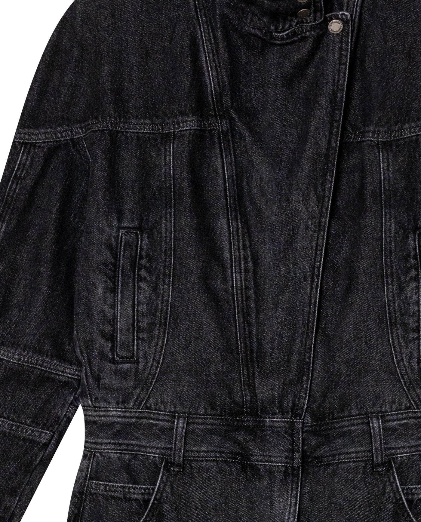 Womens Black Denim Jumpsuit - Special Collection - Black 63_472H200_NEG194004_7