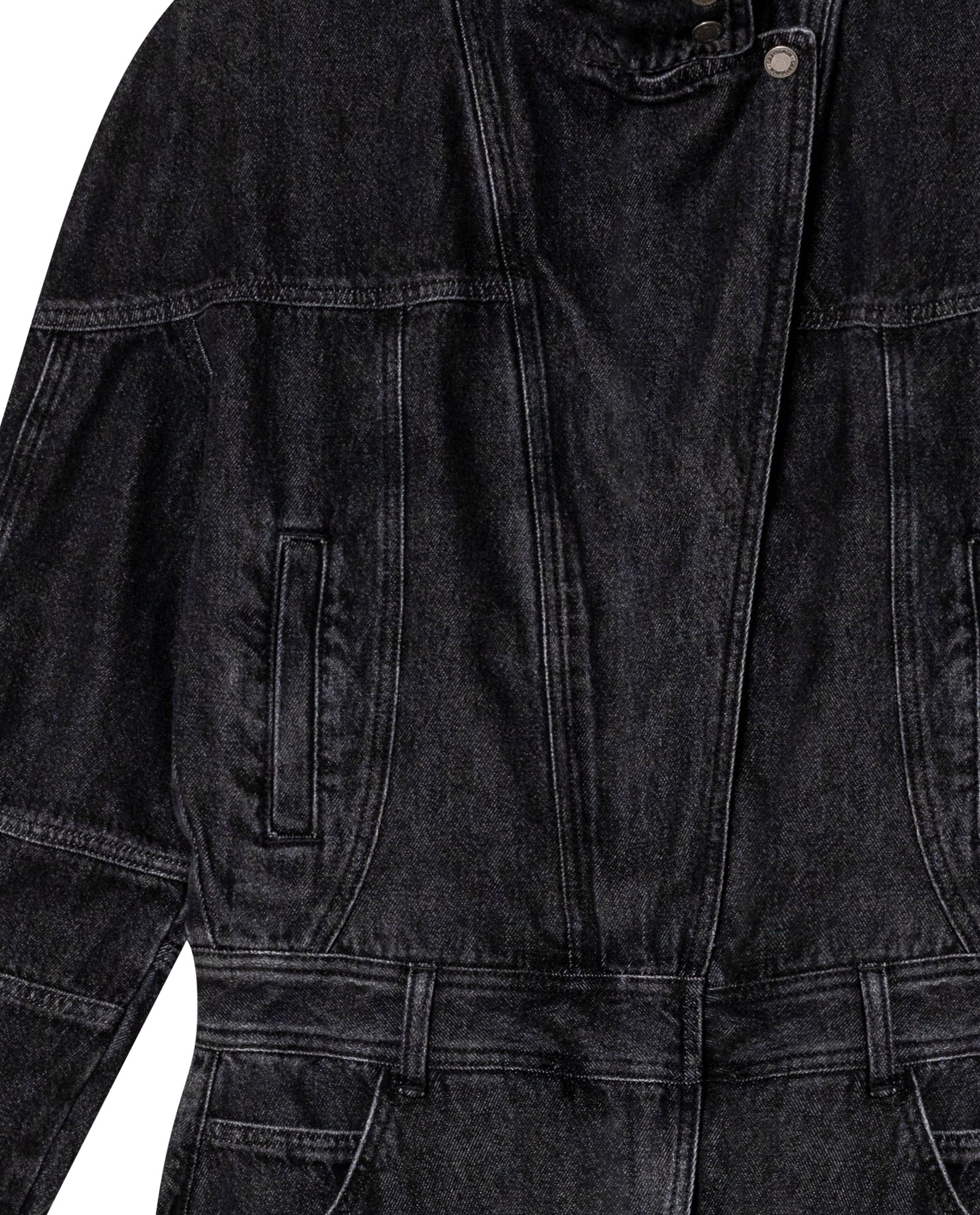 Womens Black Denim Jumpsuit - Special Collection - Black 63_472H200_NEG194004_7