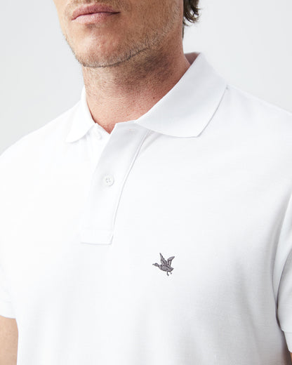 CLASSIC FIT ICONIC POLO IN WHITE