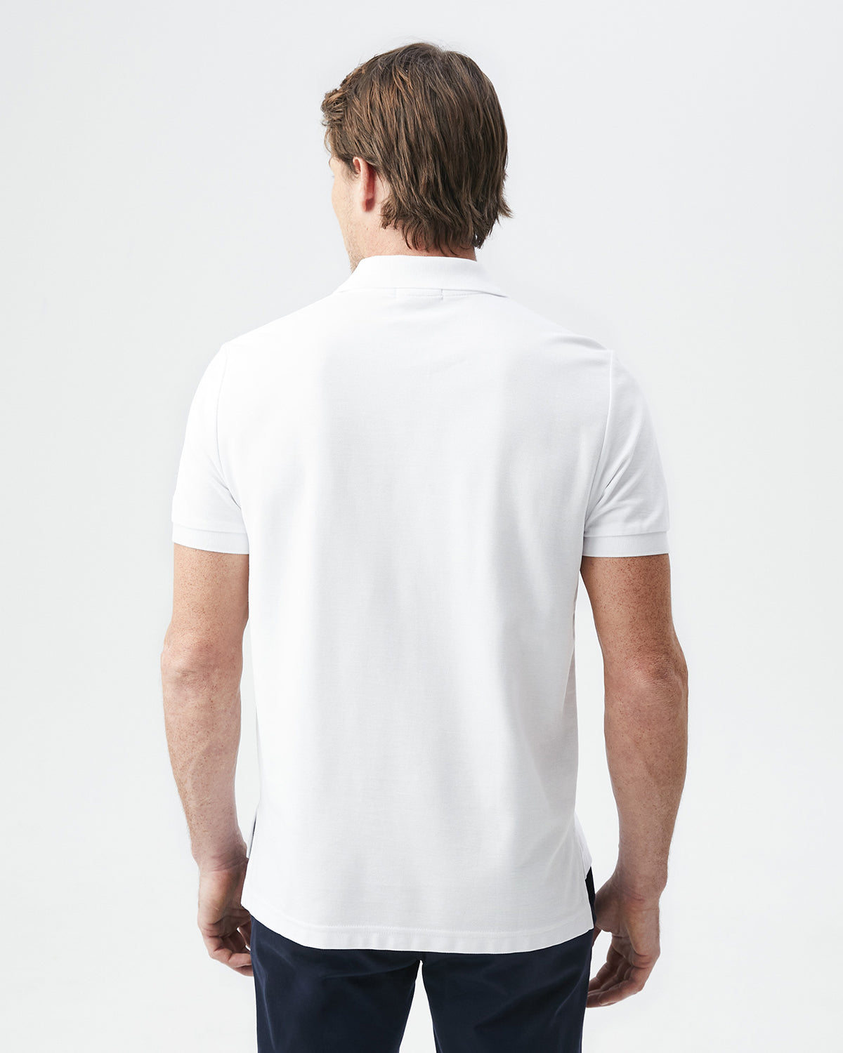 CLASSIC FIT ICONIC POLO IN WHITE