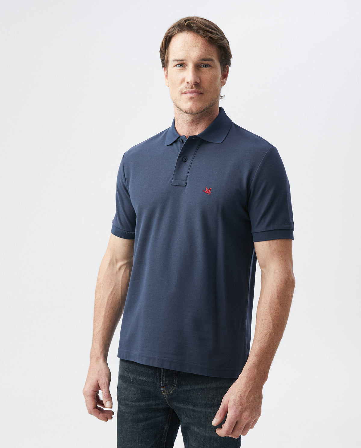 Muscle Polo Shirt Slim Fit - Blue 63_600A000_AZU193924_0