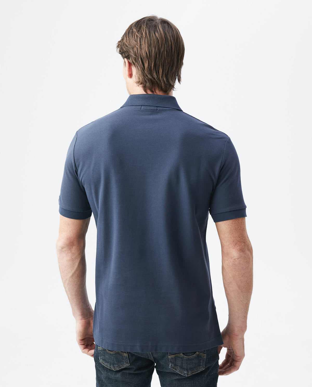 Muscle Polo Shirt Slim Fit - Blue 63_600A000_AZU193924_5