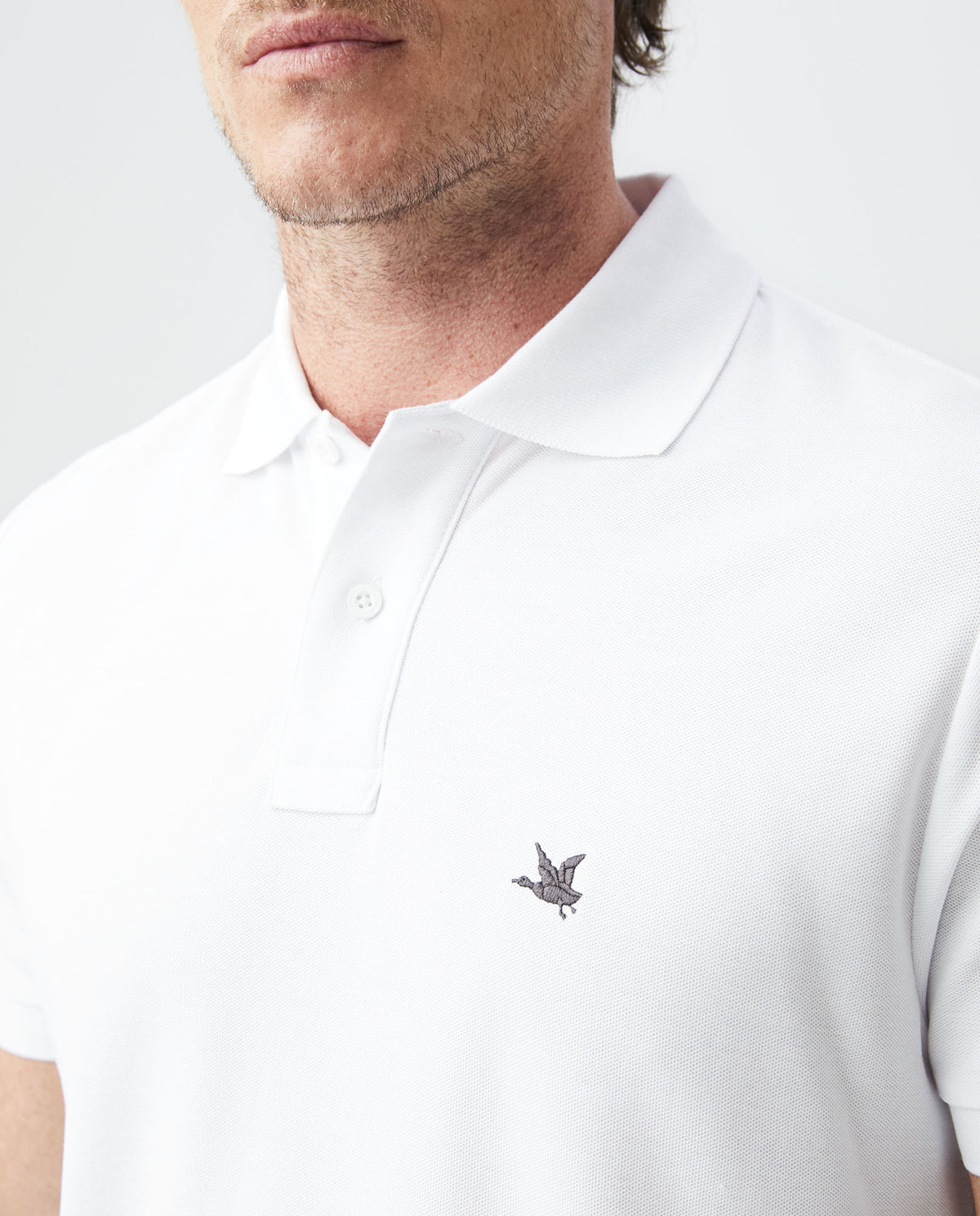 Muscle Polo Shirt Slim Fit - White 63_600A000_BLA114001_4