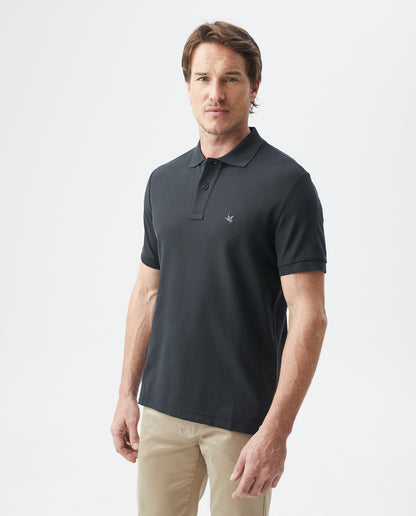 Men's Polo Shirt - Black - 1