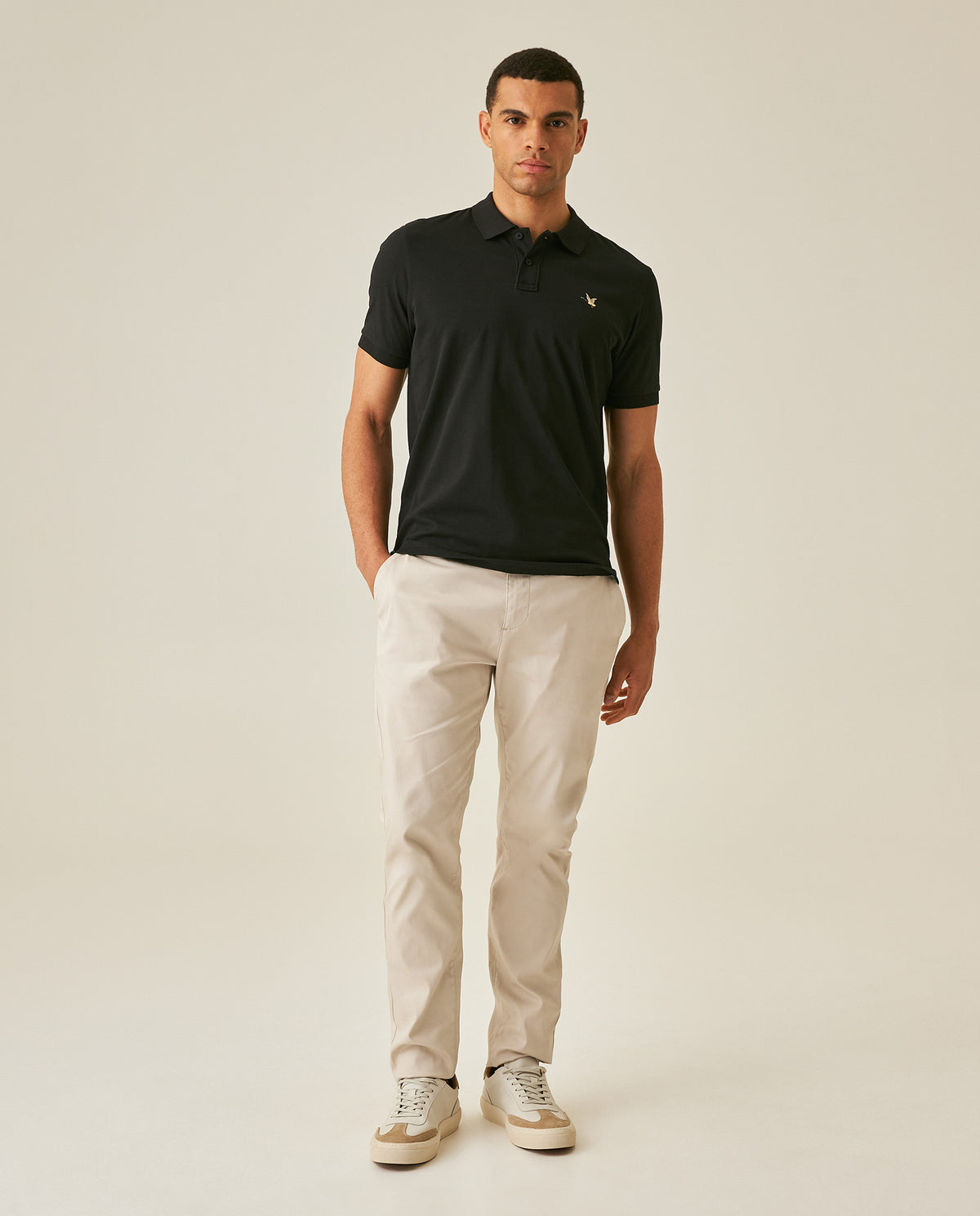 Men's Polo Shirt 600G001 - Black 63_600G001_NEG194007_4