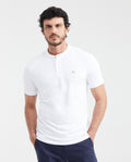 Polo Manga Corta Algodón Masculino - White 63_600G002_BLA110601_0