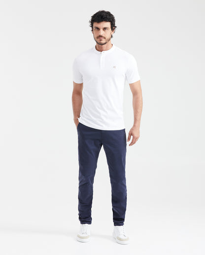 Men's Polo Shirt, Short Sleeve, Cotton - White - 6