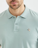 SLIM FIT ICONIC POLO IN TEAL