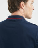 SLIM FIT MUSCLE POLO IN NAVY