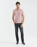 SLIM FIT ICONIC POLO IN PINK