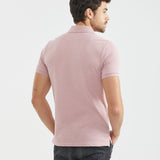 SLIM ICONIC POLO IN PINK