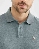 SLIM FIT ICONIC POLO IN MARBLE GREEN