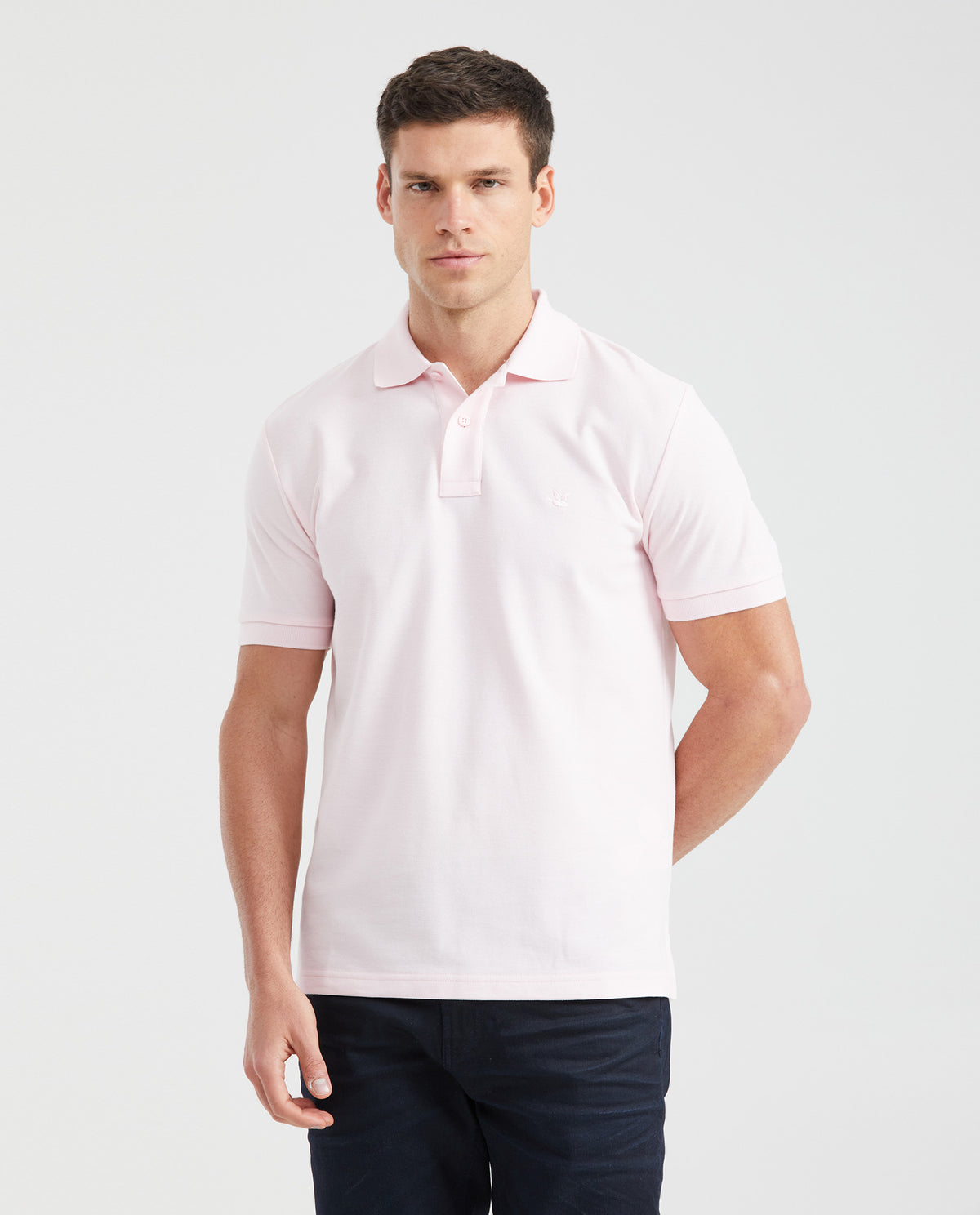 Men's Relaxed Fit Polo Shirt 100% Cotton Embroidered Duck 601G000 - 1