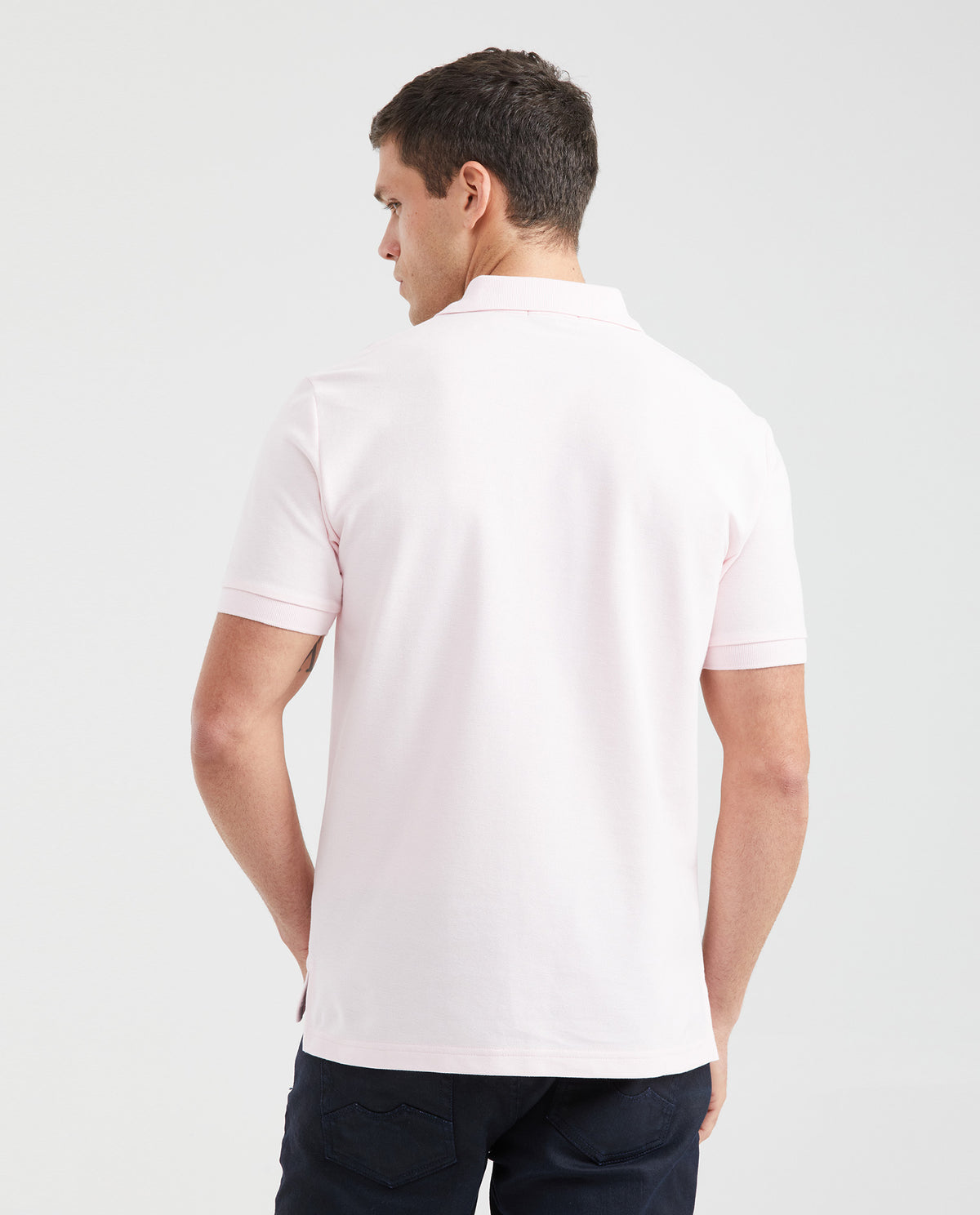 Men's Relaxed Fit Polo Shirt 100% Cotton Embroidered Duck 601G000 - 4