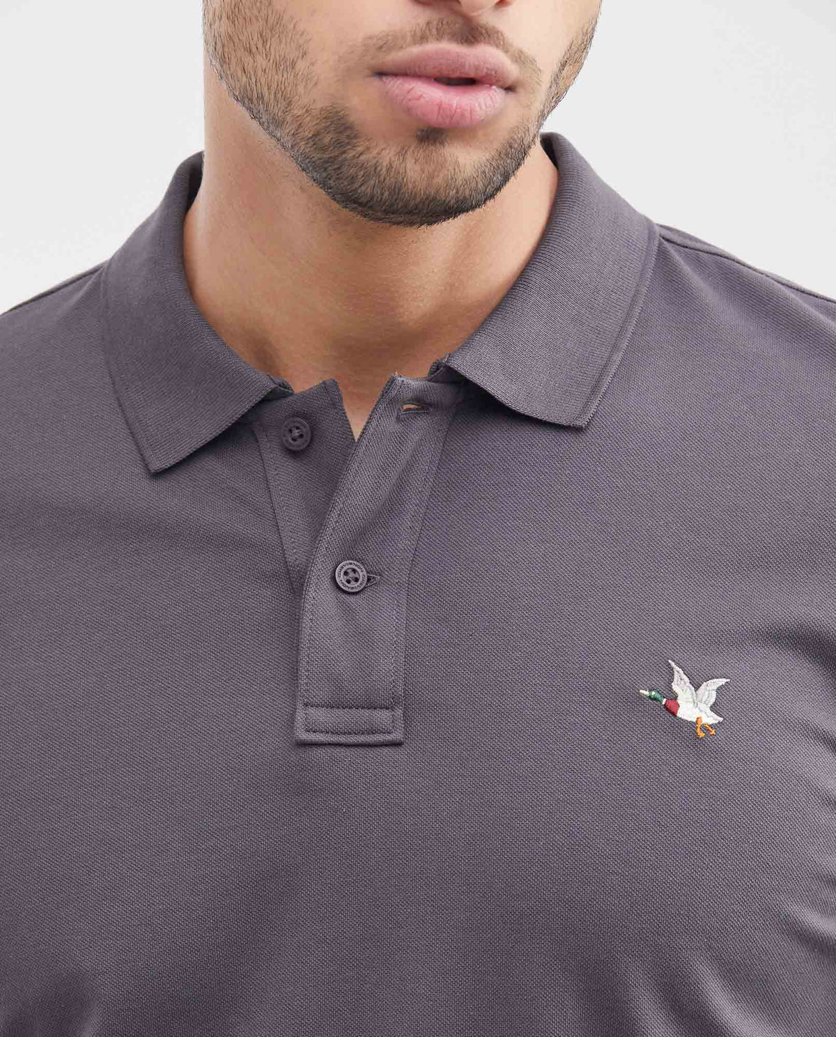 Men´s Slim Fit Polo - Gray 63_601G001_GRI190201_4
