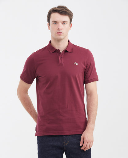 Men's Slim Fit Polo Shirt - Red - 2