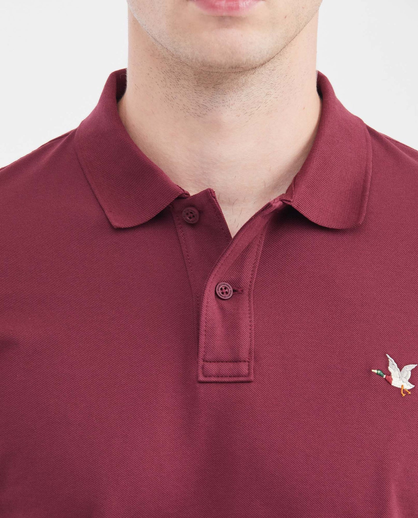 Men's Slim Fit Polo Shirt - Red - 3
