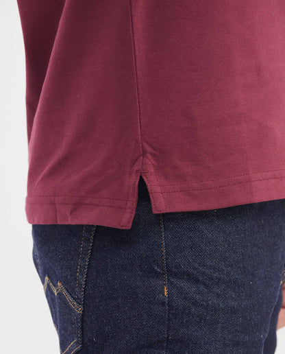 Men's Slim Fit Polo Shirt - Red - 4