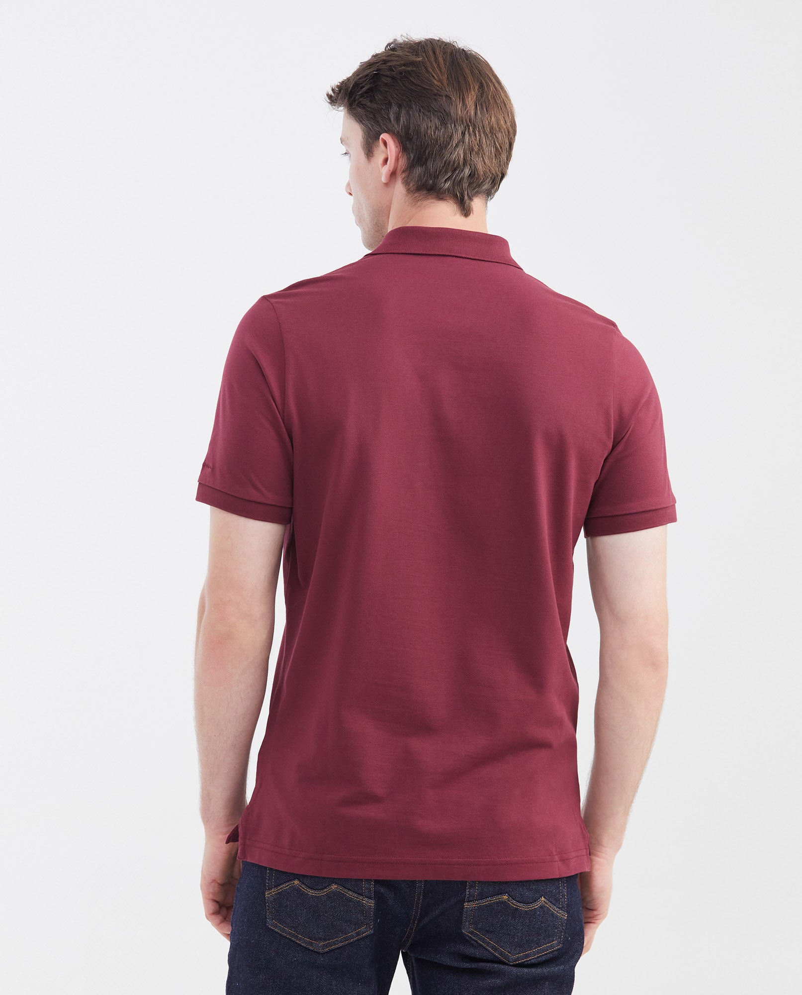 Men's Slim Fit Polo Shirt - Red - 5