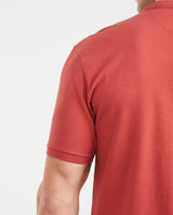 Slim Fit Neru Collar Polo Shirt for Men - Red 601G002 - 5