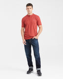 NERU NECK POLO RED