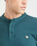 NERU NECK POLO GREEN