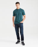 NERU NECK POLO GREEN