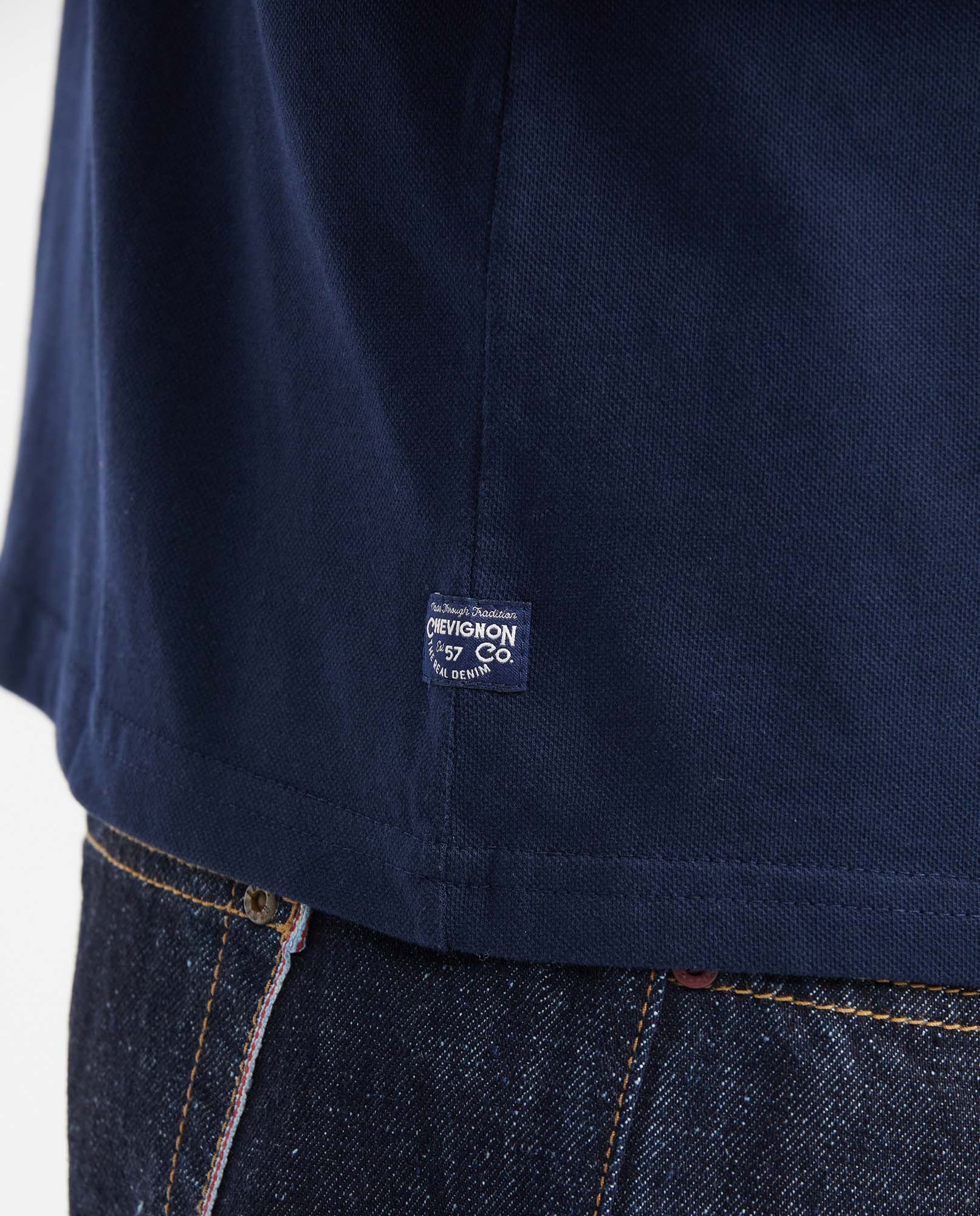 Men's Slim Fit Polo Shirt - Blue 601G006 - 3