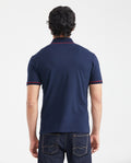 Men's Slim Fit Polo Shirt - Blue 601G006 - 4